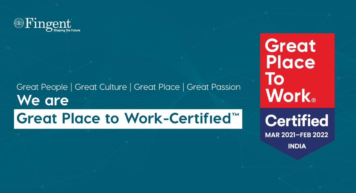 Fingent Recognized as a Great Place to Work-Certified™ Company - Fingent UK