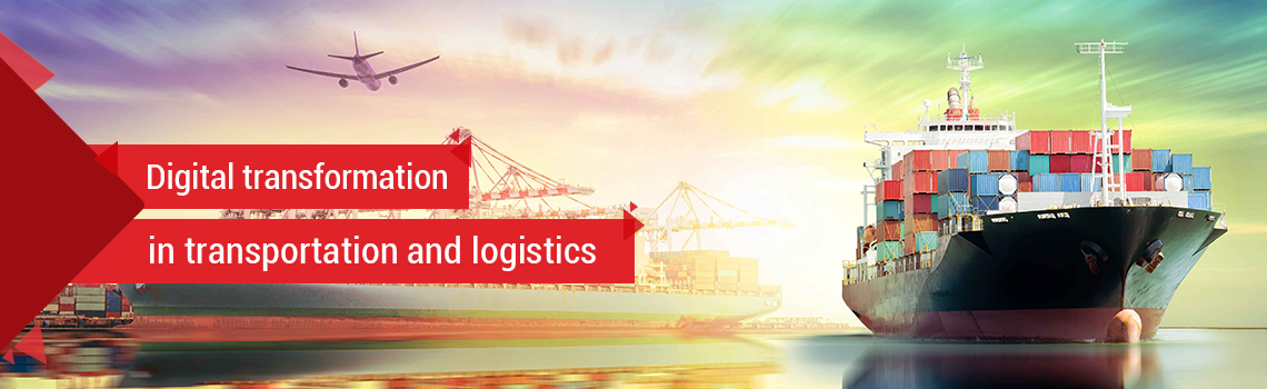 Digital transformation in transportation and logistics cover image
